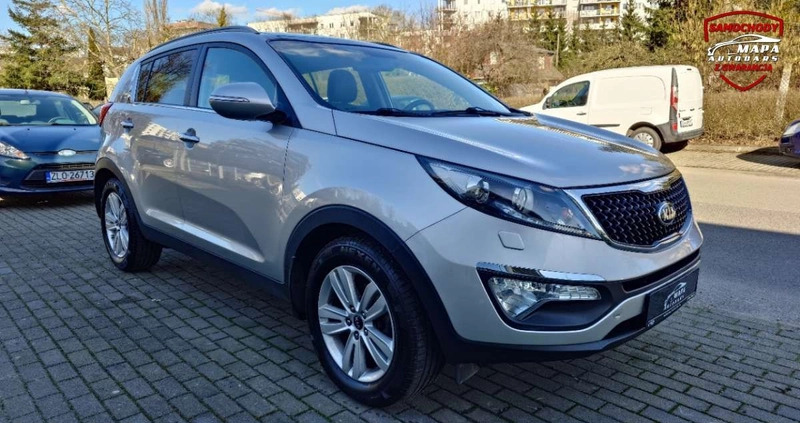 Kia Sportage cena 56500 przebieg: 156594, rok produkcji 2015 z Wadowice małe 277